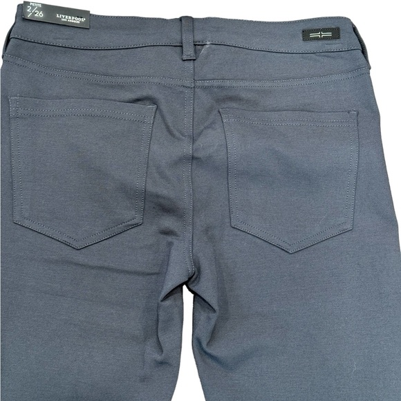 Liverpool Dark Night Stretchy Legging Pants Size 2/26P - Picture 3 of 13